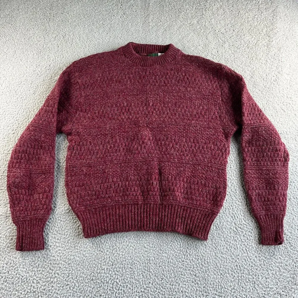NEW Vintage J. Crew Sweater Mens Extra Large Red Oarsman Shetland Fisherman USA‎